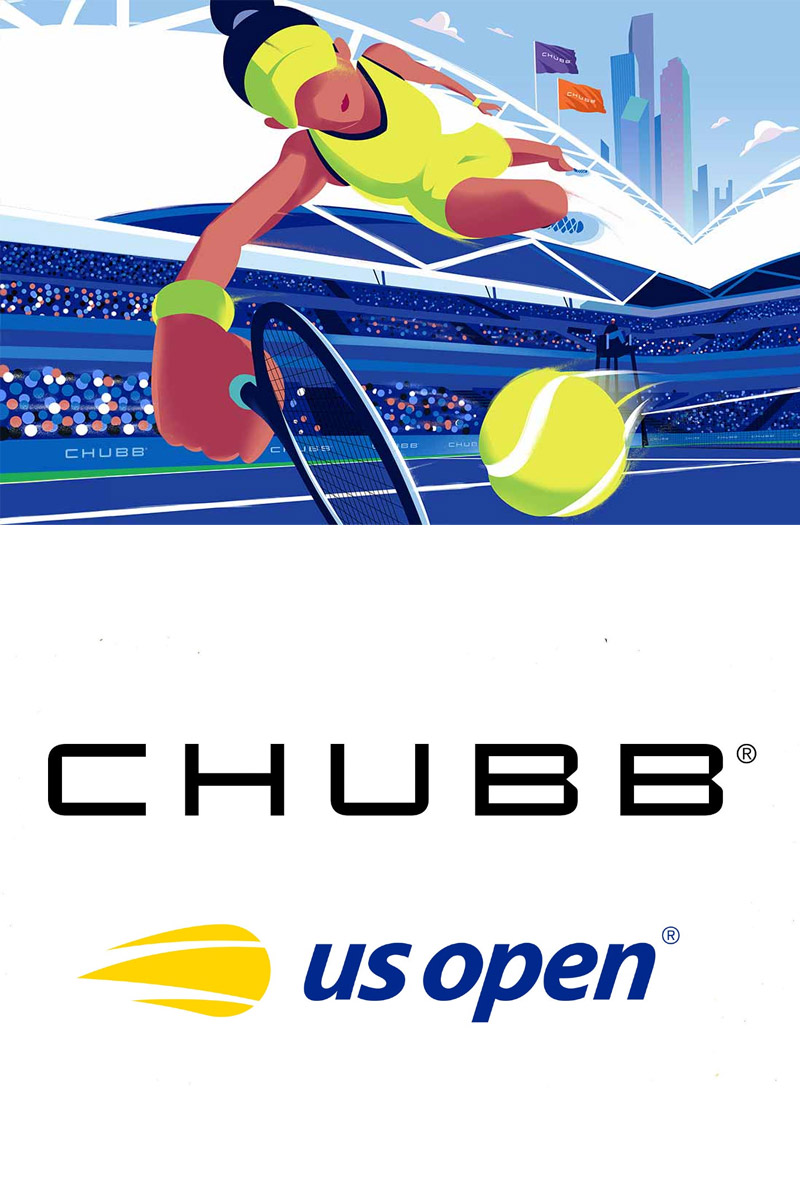 Chubb - Official insurance partner of US Open 2024